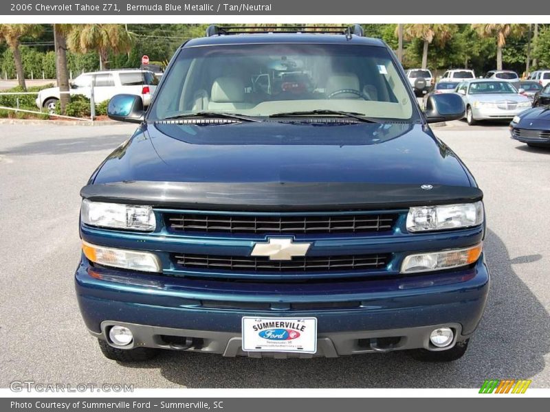 Bermuda Blue Metallic / Tan/Neutral 2006 Chevrolet Tahoe Z71
