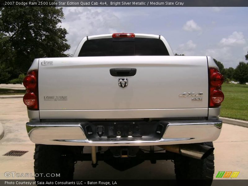 Bright Silver Metallic / Medium Slate Gray 2007 Dodge Ram 2500 Lone Star Edition Quad Cab 4x4