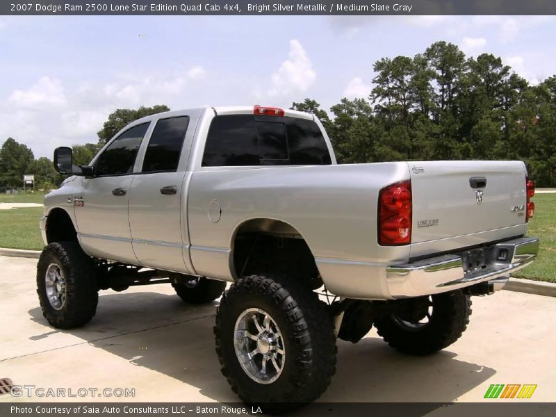 Bright Silver Metallic / Medium Slate Gray 2007 Dodge Ram 2500 Lone Star Edition Quad Cab 4x4