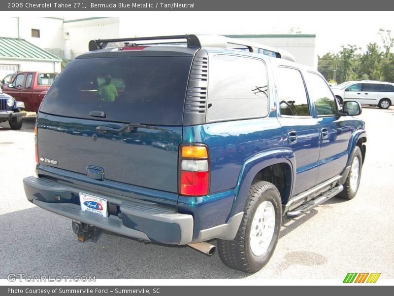 Bermuda Blue Metallic / Tan/Neutral 2006 Chevrolet Tahoe Z71