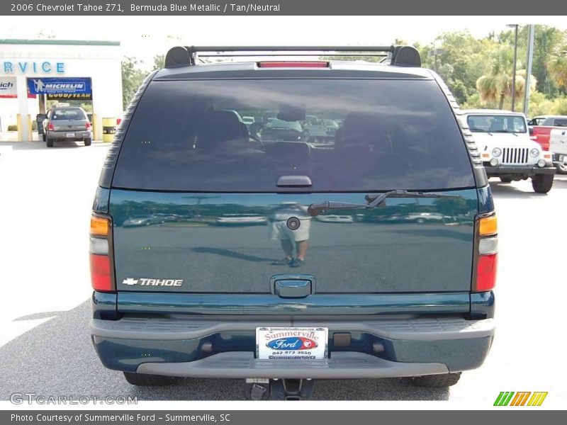 Bermuda Blue Metallic / Tan/Neutral 2006 Chevrolet Tahoe Z71