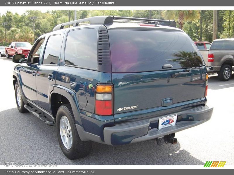 Bermuda Blue Metallic / Tan/Neutral 2006 Chevrolet Tahoe Z71
