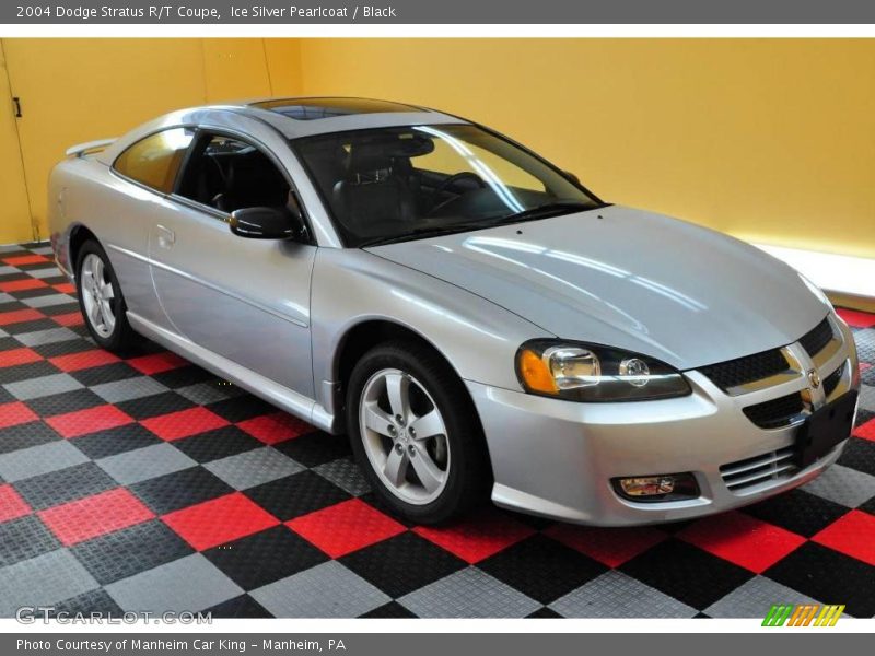Ice Silver Pearlcoat / Black 2004 Dodge Stratus R/T Coupe