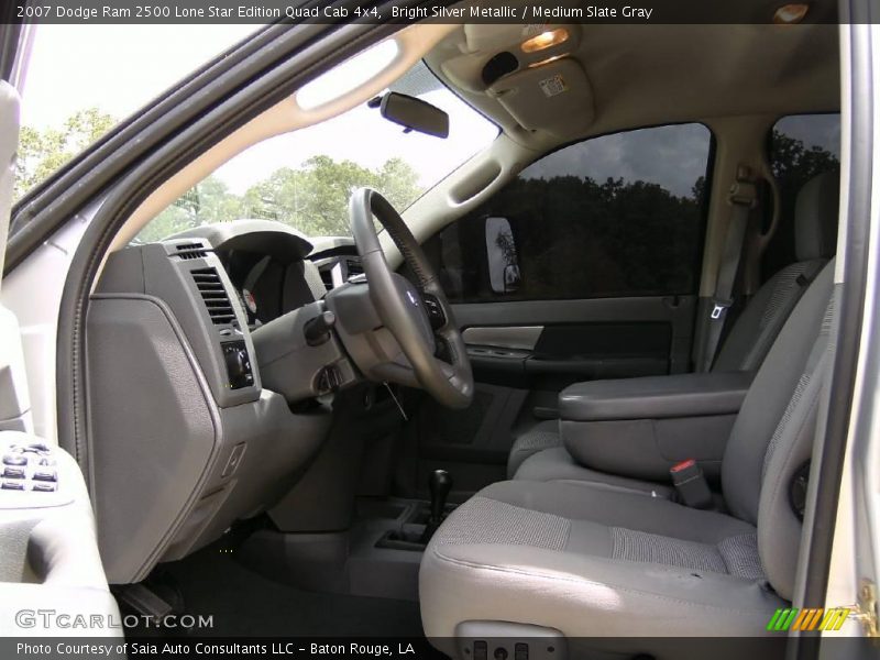 Bright Silver Metallic / Medium Slate Gray 2007 Dodge Ram 2500 Lone Star Edition Quad Cab 4x4
