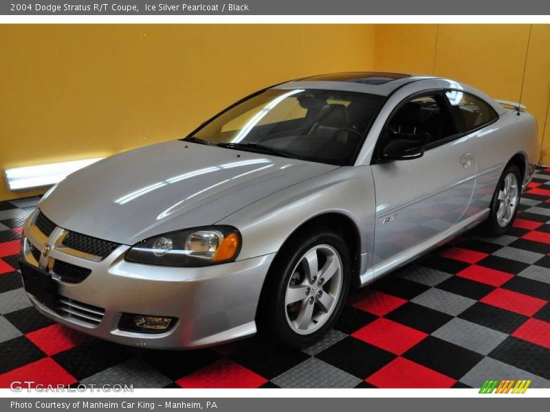 Ice Silver Pearlcoat / Black 2004 Dodge Stratus R/T Coupe