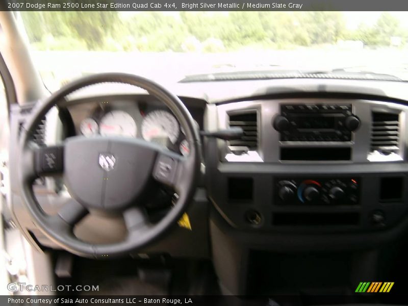 Bright Silver Metallic / Medium Slate Gray 2007 Dodge Ram 2500 Lone Star Edition Quad Cab 4x4