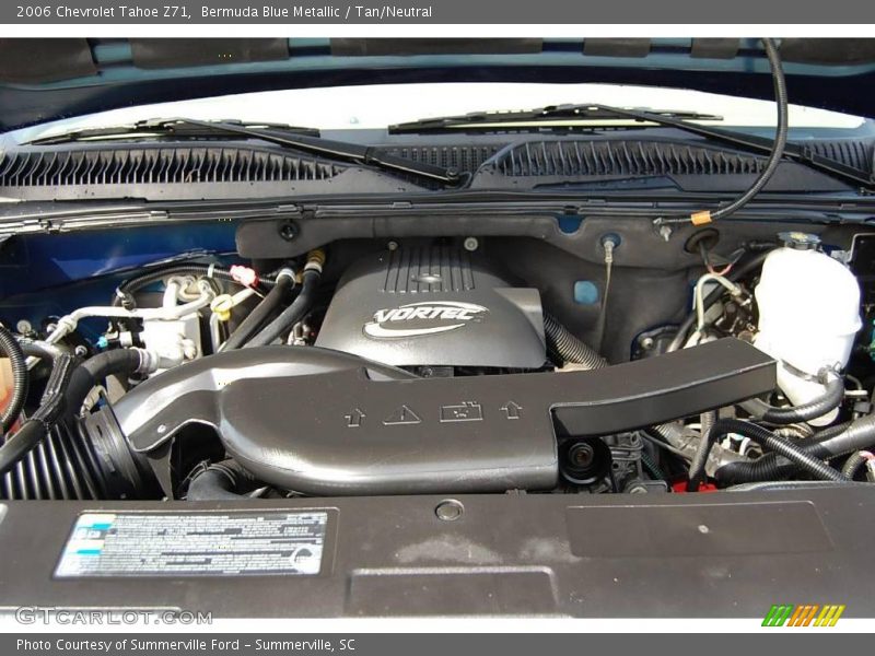 Bermuda Blue Metallic / Tan/Neutral 2006 Chevrolet Tahoe Z71