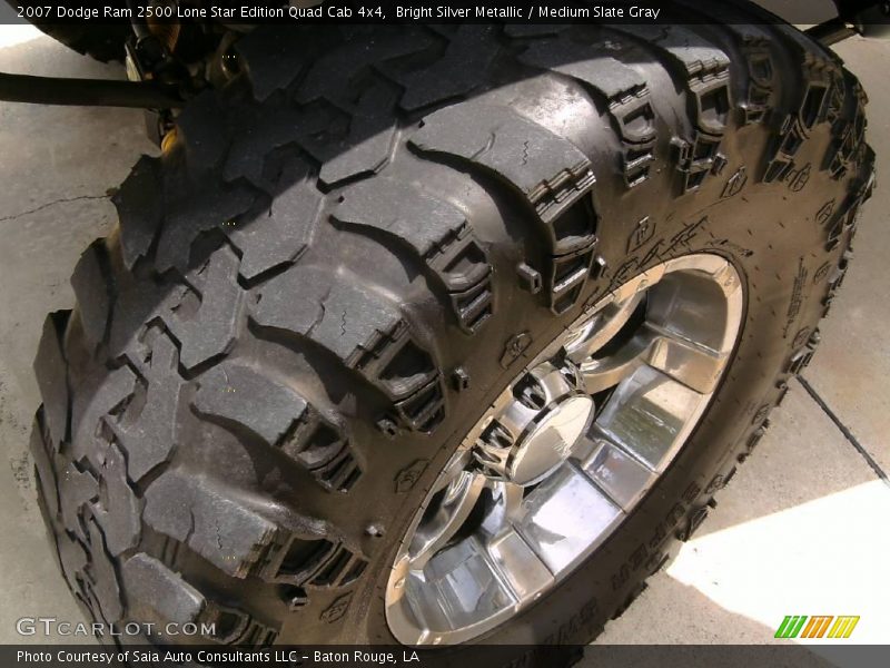 Bright Silver Metallic / Medium Slate Gray 2007 Dodge Ram 2500 Lone Star Edition Quad Cab 4x4