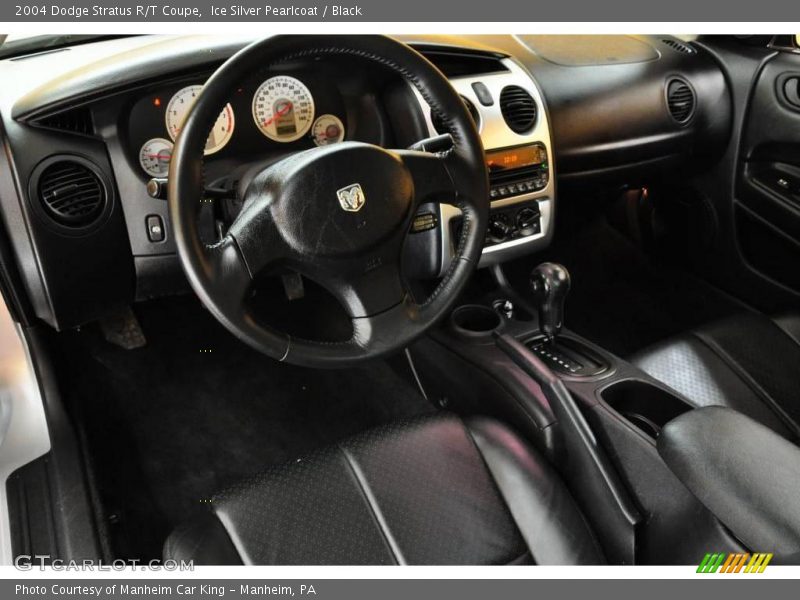 Ice Silver Pearlcoat / Black 2004 Dodge Stratus R/T Coupe