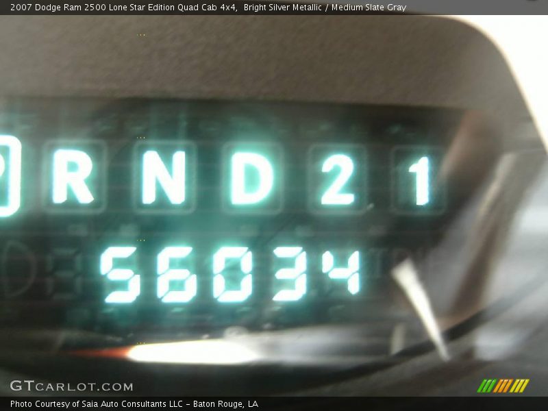 Bright Silver Metallic / Medium Slate Gray 2007 Dodge Ram 2500 Lone Star Edition Quad Cab 4x4