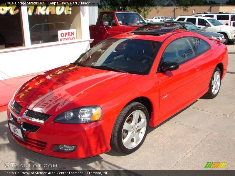 Indy Red / Black 2004 Dodge Stratus R/T Coupe