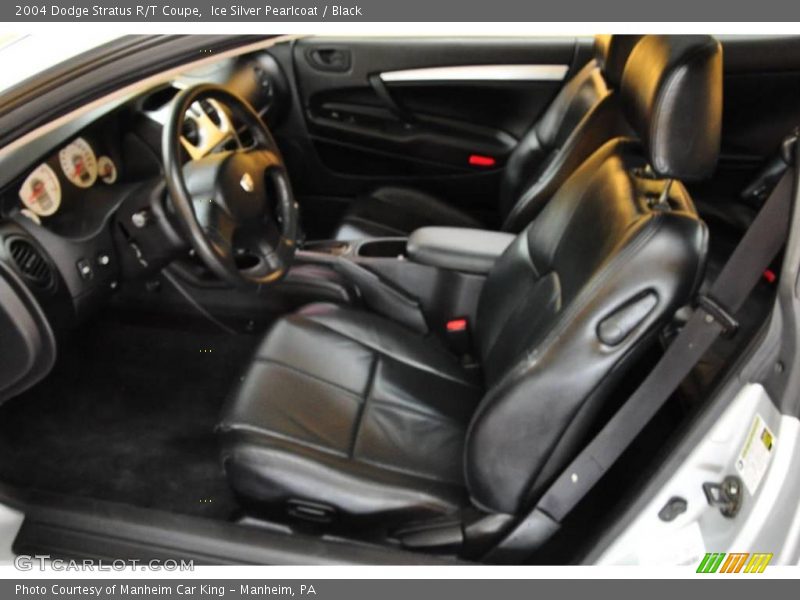 Ice Silver Pearlcoat / Black 2004 Dodge Stratus R/T Coupe