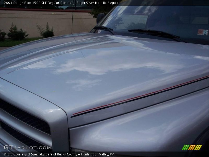Bright Silver Metallic / Agate 2001 Dodge Ram 1500 SLT Regular Cab 4x4