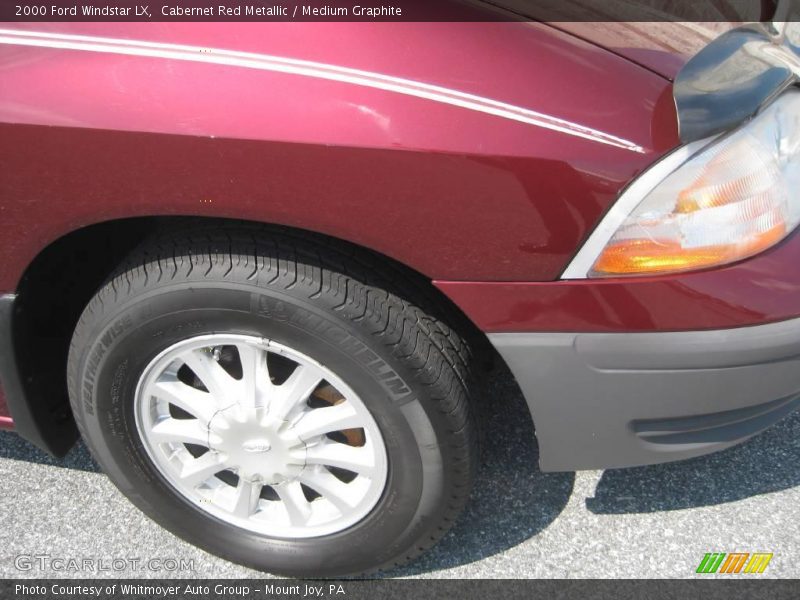 Cabernet Red Metallic / Medium Graphite 2000 Ford Windstar LX