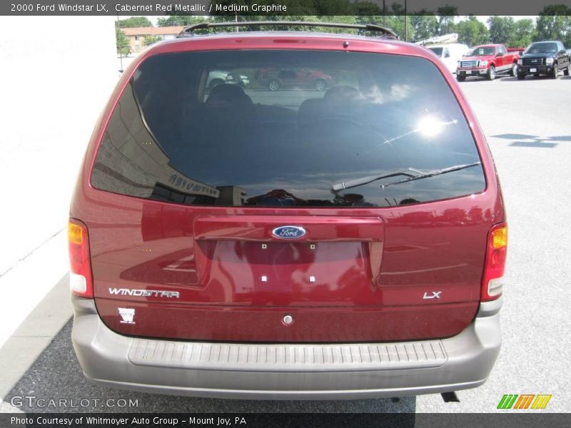 Cabernet Red Metallic / Medium Graphite 2000 Ford Windstar LX