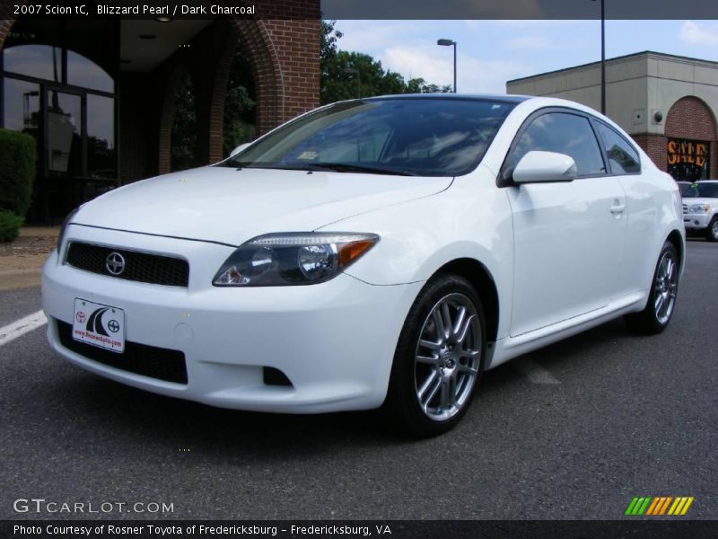 Blizzard Pearl / Dark Charcoal 2007 Scion tC