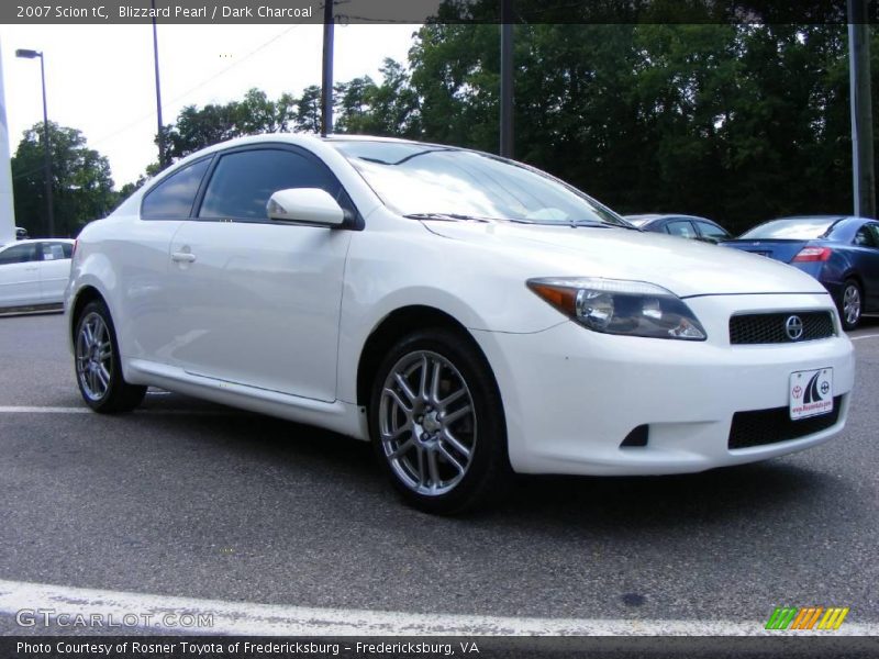 Blizzard Pearl / Dark Charcoal 2007 Scion tC