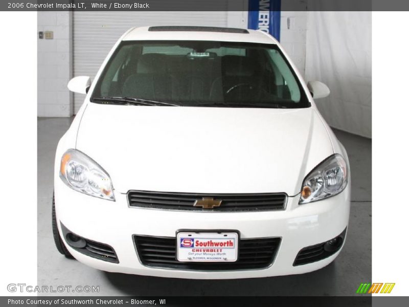 White / Ebony Black 2006 Chevrolet Impala LT