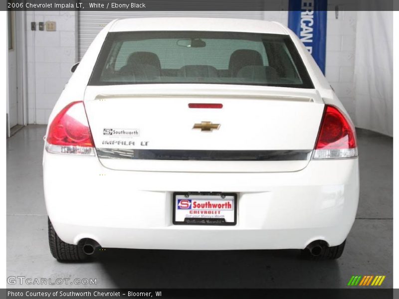 White / Ebony Black 2006 Chevrolet Impala LT