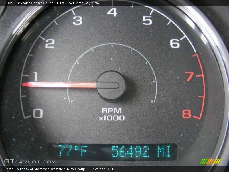 Ultra Silver Metallic / Gray 2005 Chevrolet Cobalt Coupe