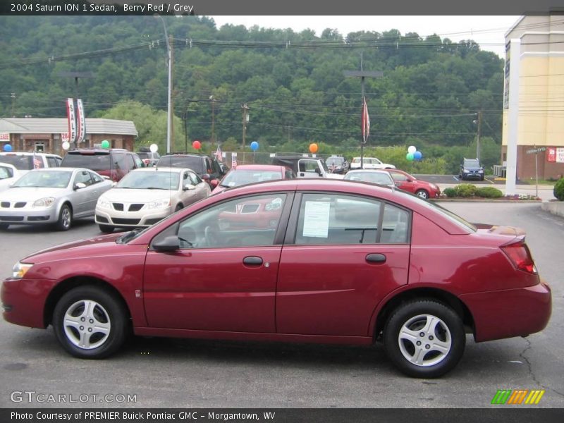 Berry Red / Grey 2004 Saturn ION 1 Sedan
