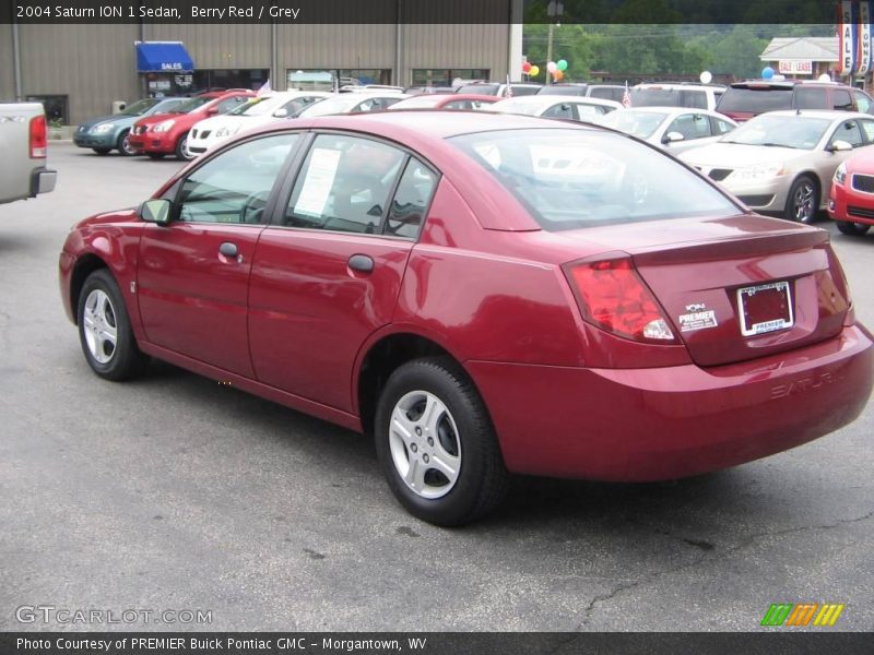 Berry Red / Grey 2004 Saturn ION 1 Sedan