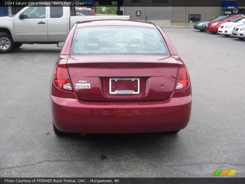Berry Red / Grey 2004 Saturn ION 1 Sedan