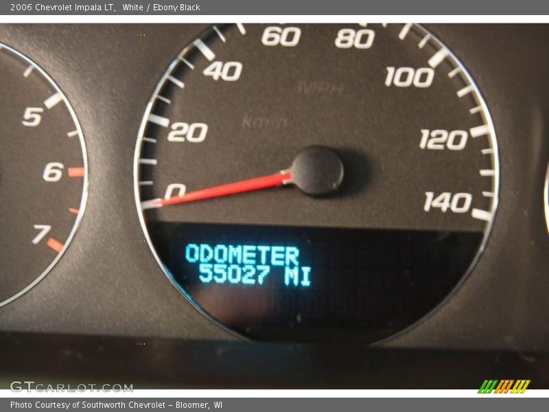 White / Ebony Black 2006 Chevrolet Impala LT