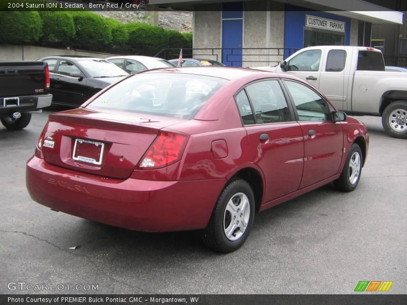 Berry Red / Grey 2004 Saturn ION 1 Sedan