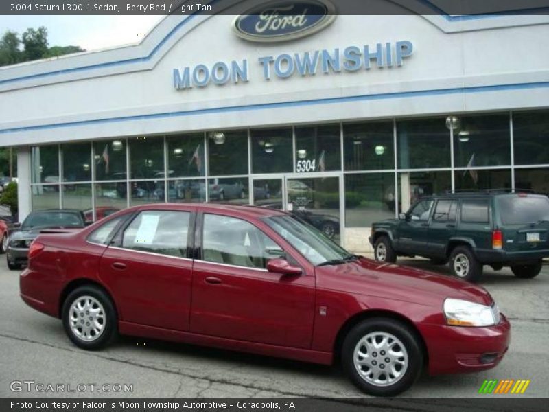 Berry Red / Light Tan 2004 Saturn L300 1 Sedan