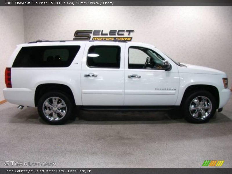 Summit White / Ebony 2008 Chevrolet Suburban 1500 LTZ 4x4