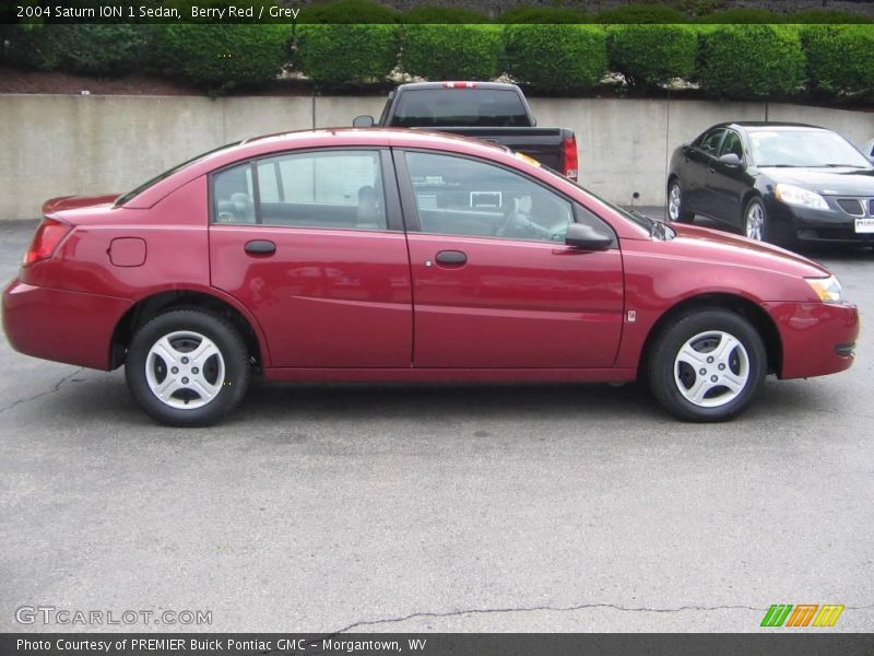 Berry Red / Grey 2004 Saturn ION 1 Sedan