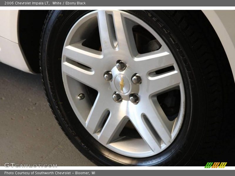 White / Ebony Black 2006 Chevrolet Impala LT