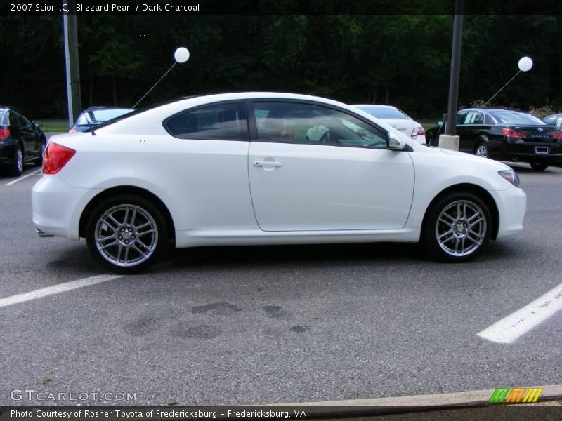 Blizzard Pearl / Dark Charcoal 2007 Scion tC