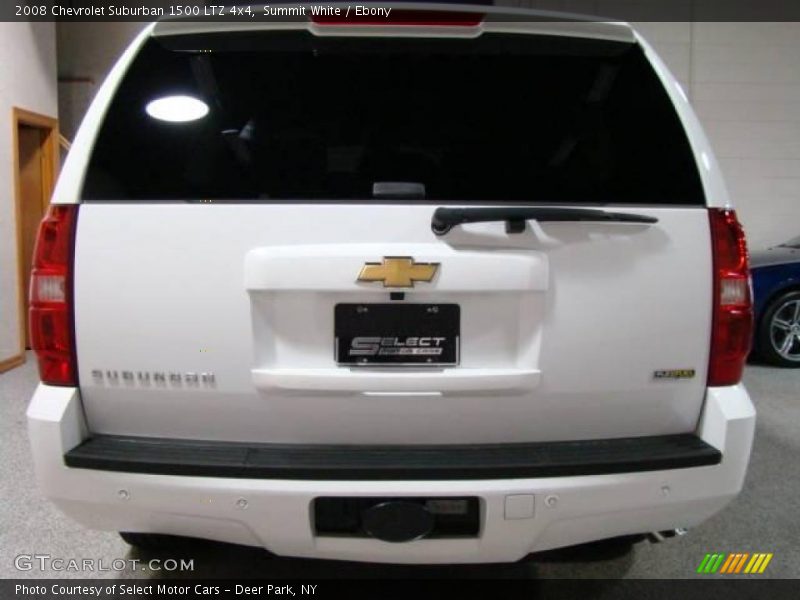 Summit White / Ebony 2008 Chevrolet Suburban 1500 LTZ 4x4
