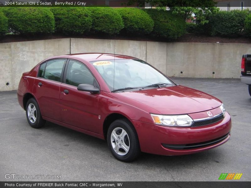 Berry Red / Grey 2004 Saturn ION 1 Sedan