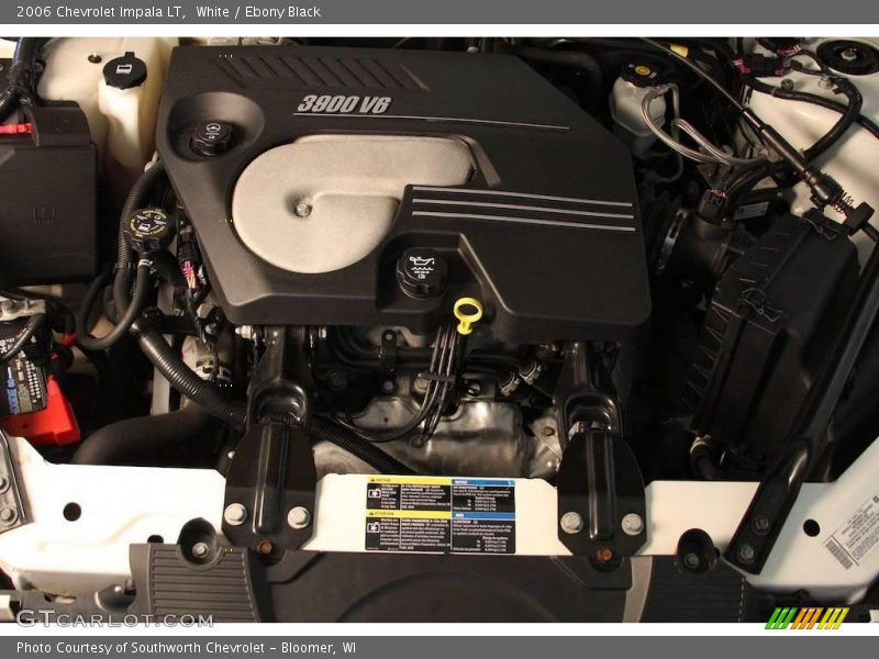 White / Ebony Black 2006 Chevrolet Impala LT