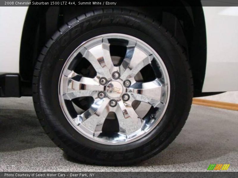 Summit White / Ebony 2008 Chevrolet Suburban 1500 LTZ 4x4
