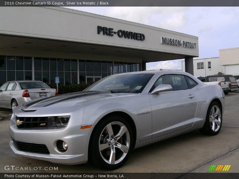 Silver Ice Metallic / Black 2010 Chevrolet Camaro SS Coupe