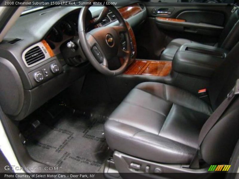 Summit White / Ebony 2008 Chevrolet Suburban 1500 LTZ 4x4
