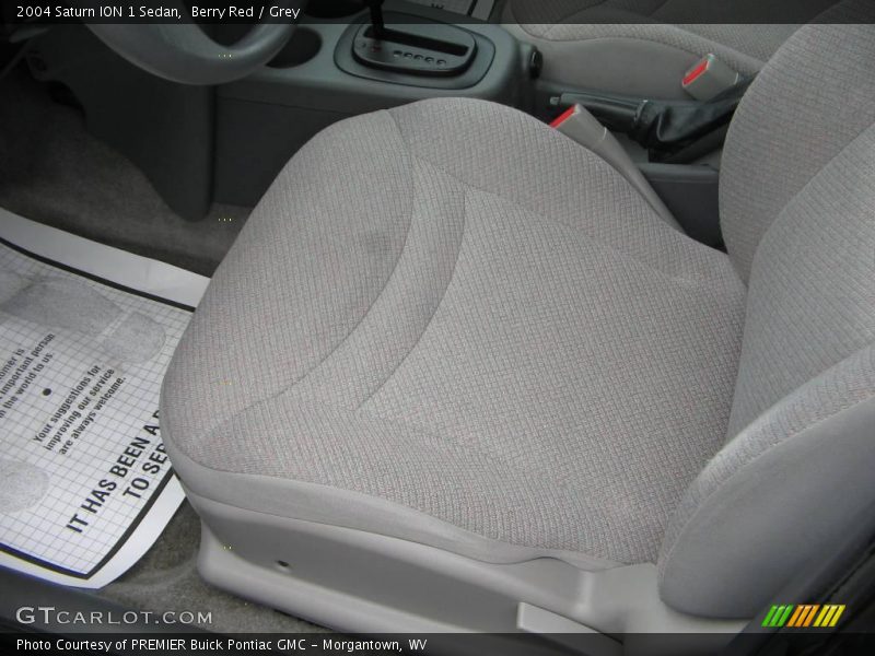 Berry Red / Grey 2004 Saturn ION 1 Sedan