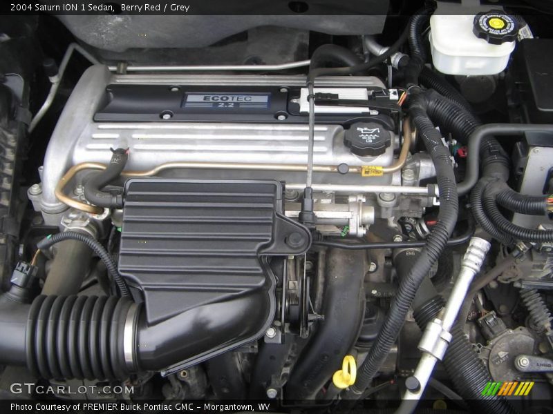 Berry Red / Grey 2004 Saturn ION 1 Sedan