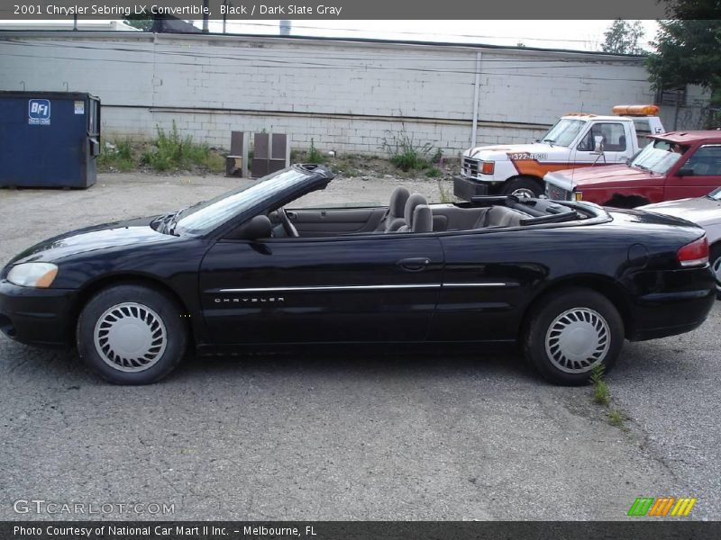 Black / Dark Slate Gray 2001 Chrysler Sebring LX Convertible