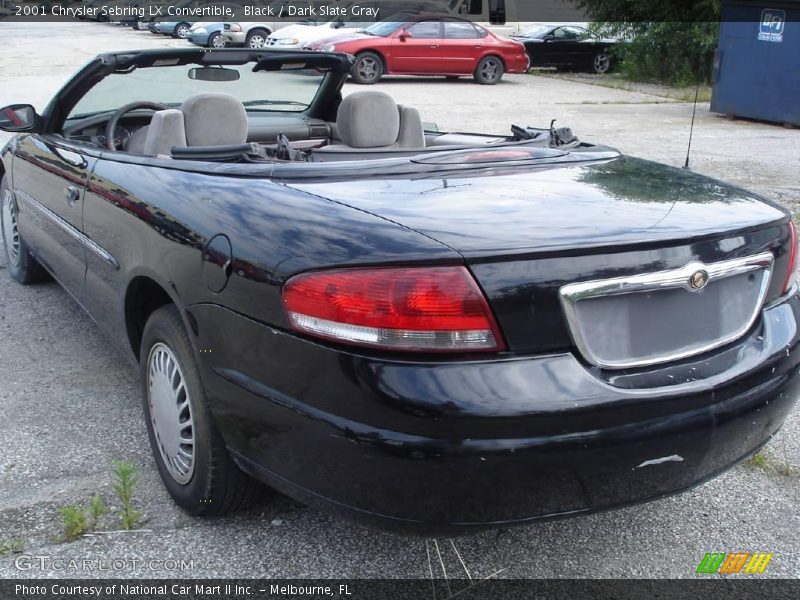 Black / Dark Slate Gray 2001 Chrysler Sebring LX Convertible