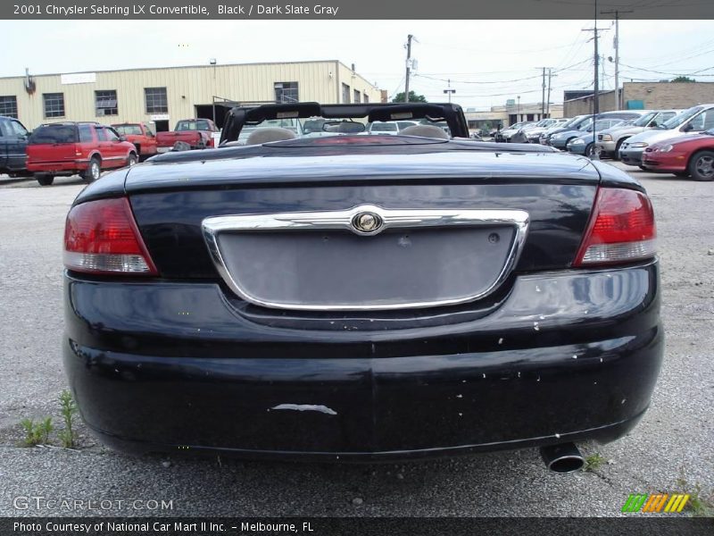 Black / Dark Slate Gray 2001 Chrysler Sebring LX Convertible