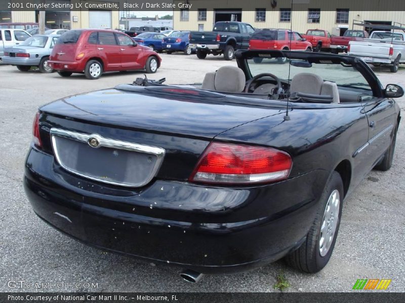 Black / Dark Slate Gray 2001 Chrysler Sebring LX Convertible