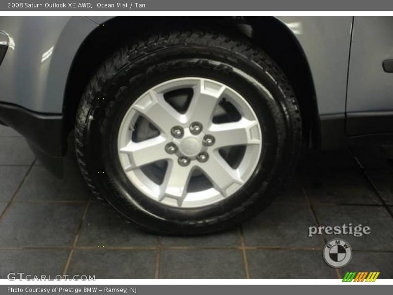 Ocean Mist / Tan 2008 Saturn Outlook XE AWD