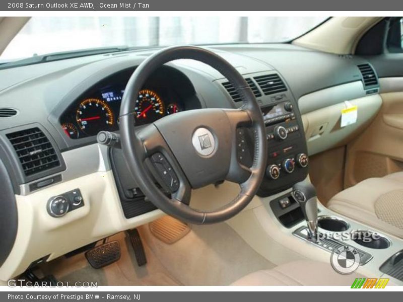 Ocean Mist / Tan 2008 Saturn Outlook XE AWD