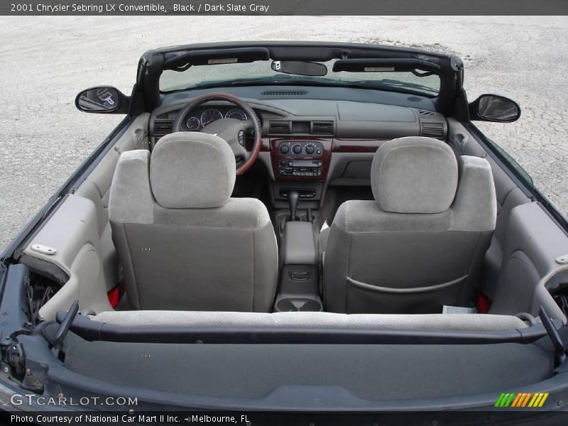 Black / Dark Slate Gray 2001 Chrysler Sebring LX Convertible