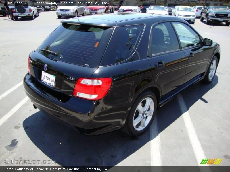 Midnight Black Metallic / Black 2005 Saab 9-2X Linear Wagon